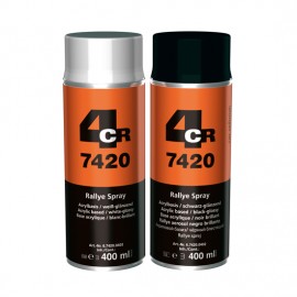 4CR Rallye Spray Schwarz matt 400ml