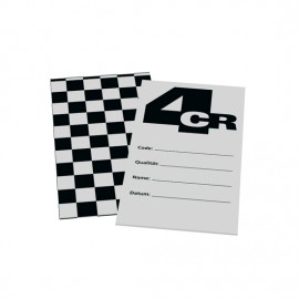 4CR Echantillons de pistolage papier 13.5 x 7cm