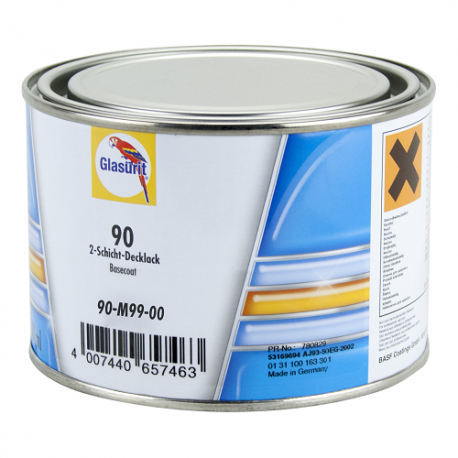 Peinture Glasurit® Ligne 90 alu super fin 0.5L