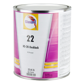 Glasurit® HS 2K Decklack Reihe 22 Tiefschwarz 3.L