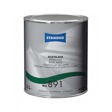 Standox® Basislack MIX 891 Silberdollar Hell Grob 1L