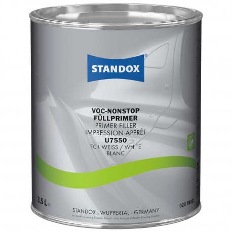 U7550 Standox VOC NonStop Füllprimer Weiss 3.5L