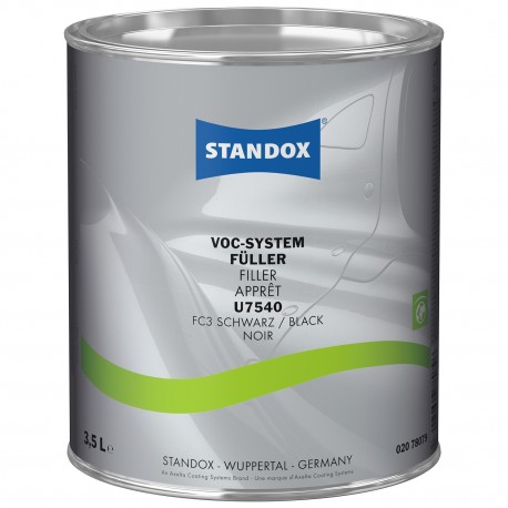 U7540 Standox VOC System Füller Schwarz 3.5L