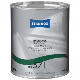 Standox® base mate MIX 571 noir de jais 3.5L