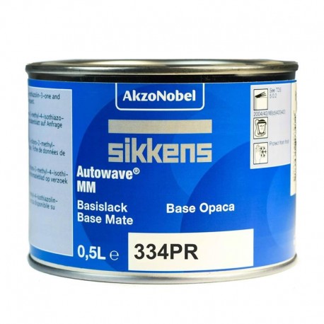 Autowave® MM Basislack 334 PR Perlrot fein 0.5L