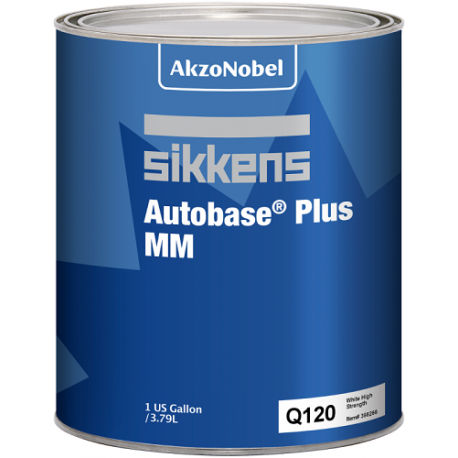 Peinture Autobase Plus MM Q120 blanc HS 3.75L