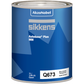 Peinture Autobase Plus MM Q673 bleu violet 1L