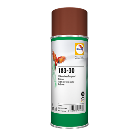 Apprêt 1K anticorrossion Glasurit® 183-30 rouge-brun Spray 400ml