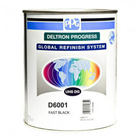 Peinture Deltron Progress UHS DG D6001 noir rapide 1L