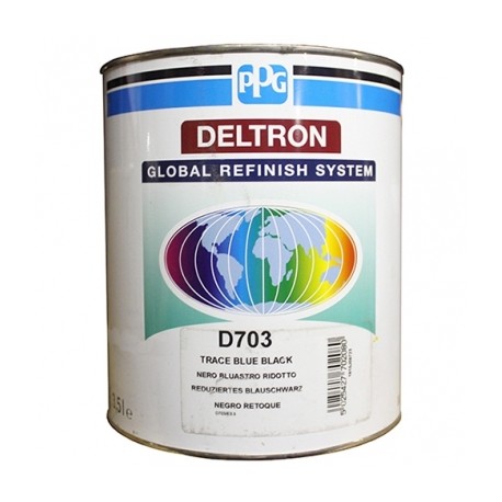 Deltron GRS DG 2K-Basislack D703 Blauschwarz schattiert 1L