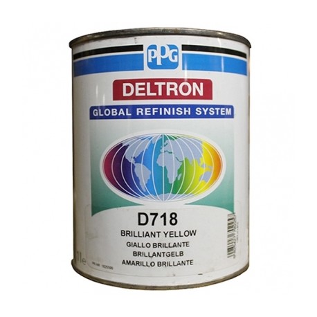 Deltron GRS DG 2K-Basislack D718 Brillant Gelb 1L