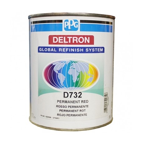 Deltron GRS DG 2K-Basislack D732 Permanent Rot 1L