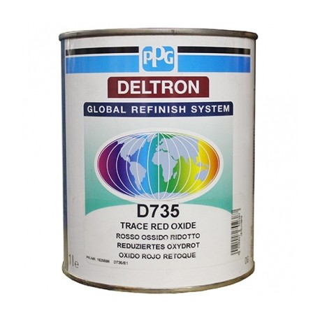 Deltron GRS DG 2K-Basislack D735 Reduziertes Oxidrot 1L