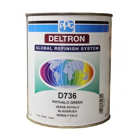 Peinture Deltron GRS DG D736 vert phthalo 1L