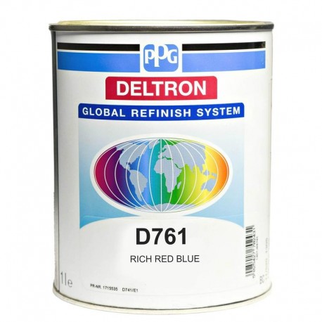 Peinture Deltron GRS BC D761 bleu rouge intensif 1L