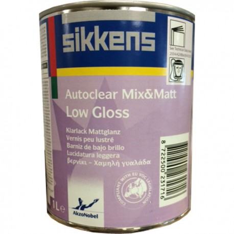 Autoclear Mix&Matt low Gloss 1lt
