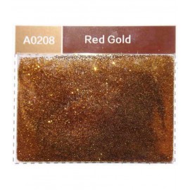 Metallischen Polyester Glitter 30 gr - Red gold