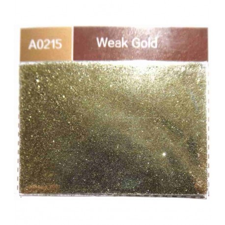 Paillettes polyester métalisées 60 gr - Weak Gold