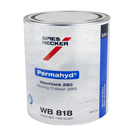 SH818 Peinture Permahyd® 280 argent fin 1L
