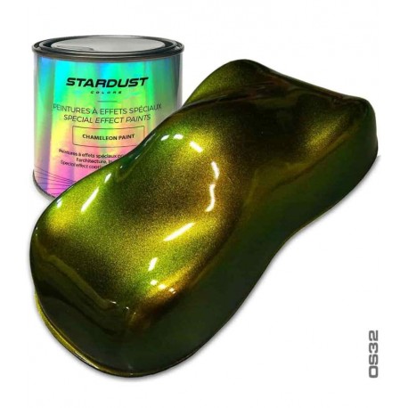 Peinture Caméléon solvanté liquid crystal vert/orange