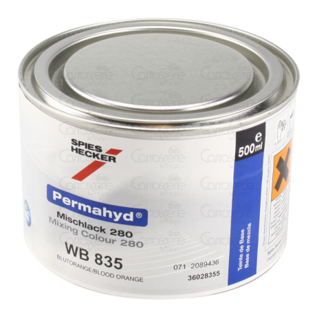 SH835 Peinture Permahyd® 280 orange sanguine 0.5L