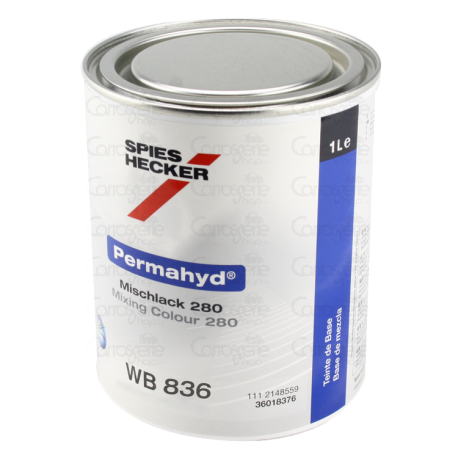 SH836 Peinture Permahyd® 280 rouge foncé 0.5L