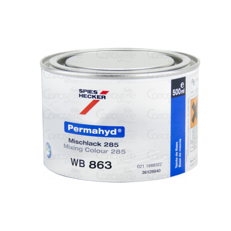 SH863 Peinture Permahyd® 285 bleu lumineux nacré 0.5L