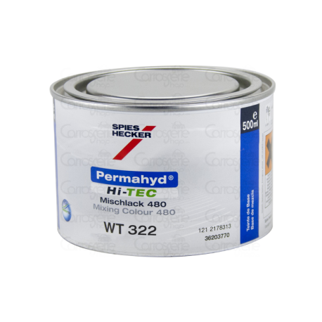 SH322 Peinture Permahyd® Hi-TEC blanc micro 0.5L