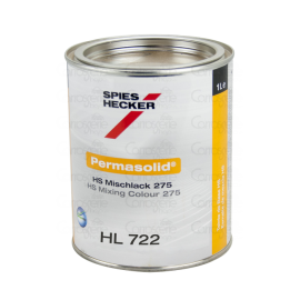 SH722 Peinture Permasolid® HS 275 noir profond 1L